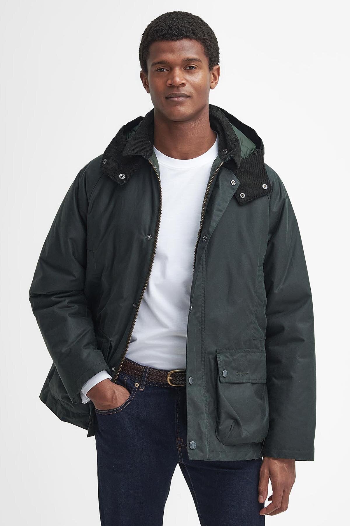 Modern Beaufort Waxed Jacket - SAGE
