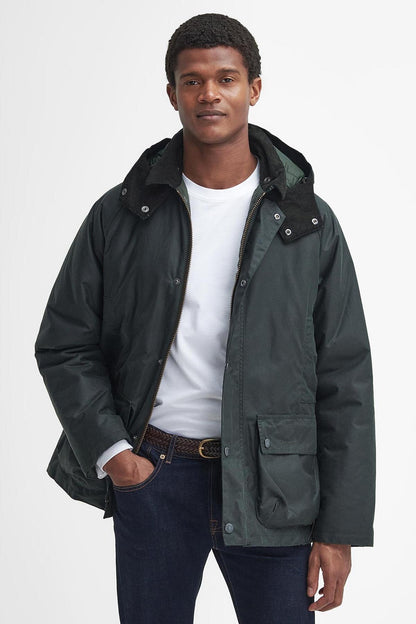 Modern Beaufort Waxed Jacket - SAGE