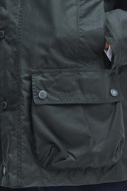 Modern Beaufort Waxed Jacket - SAGE