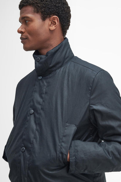 Beaufort Waxed Mac - NAVY