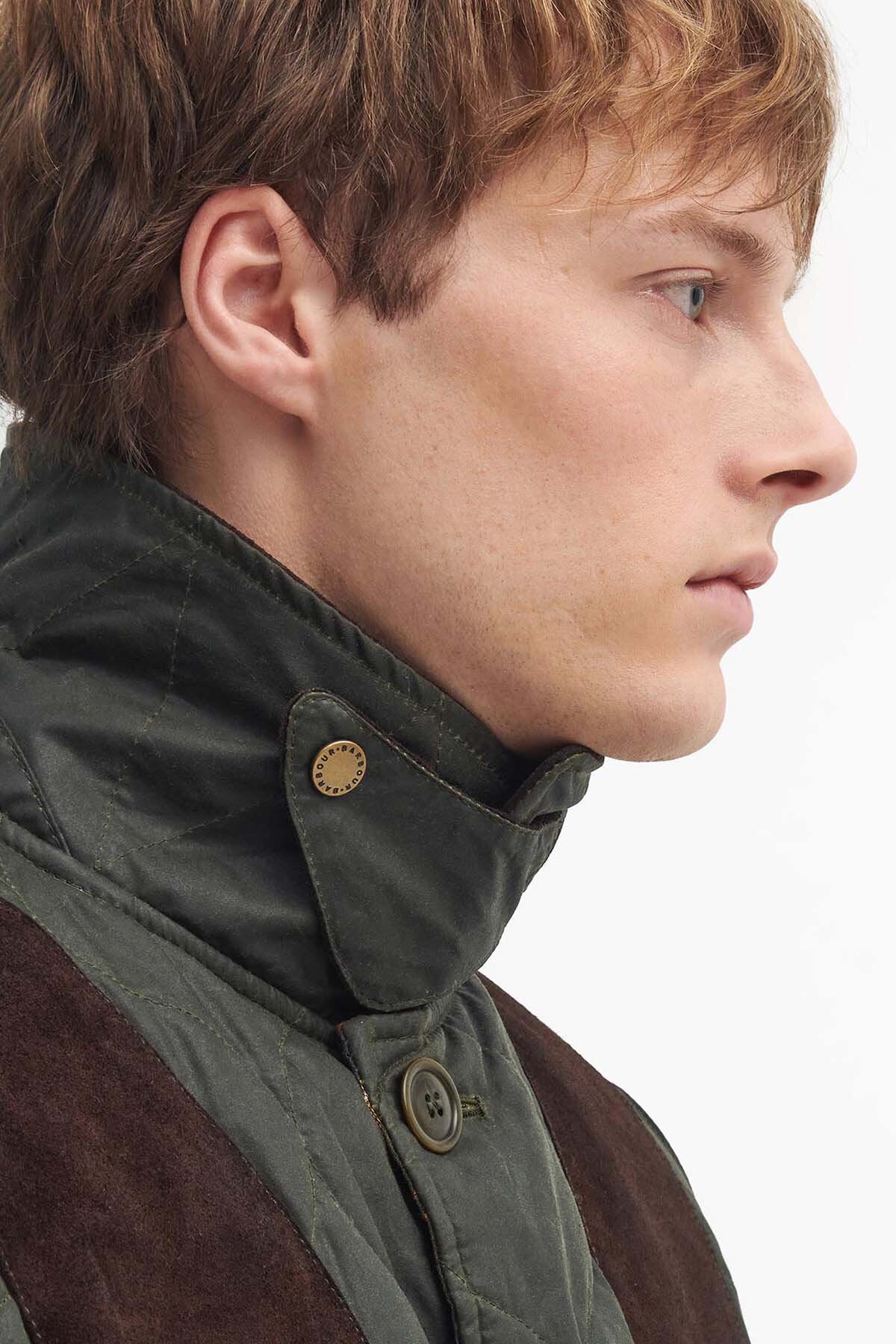 Sporting Quilted Waxed Jacket - ARCHIVE OLIVE