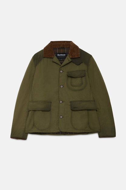 Workwear Wax Blazer - ARCHIVE OLIVE