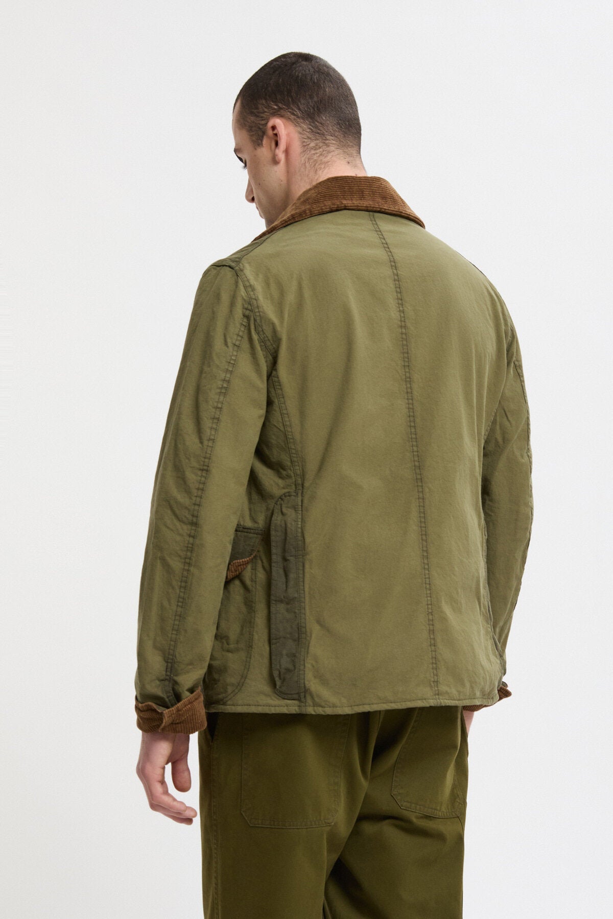 Workwear Wax Blazer - ARCHIVE OLIVE
