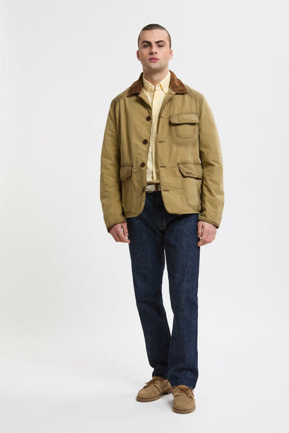 Workwear Wax Blazer - SAND