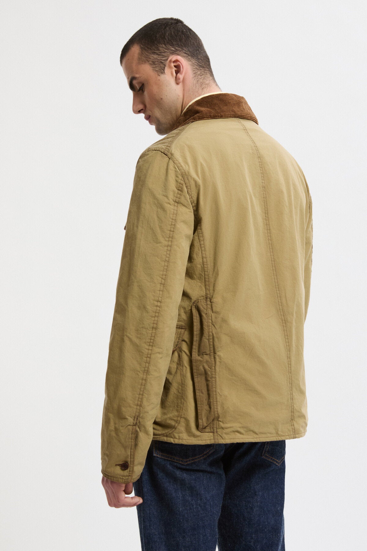 Workwear Wax Blazer - SAND