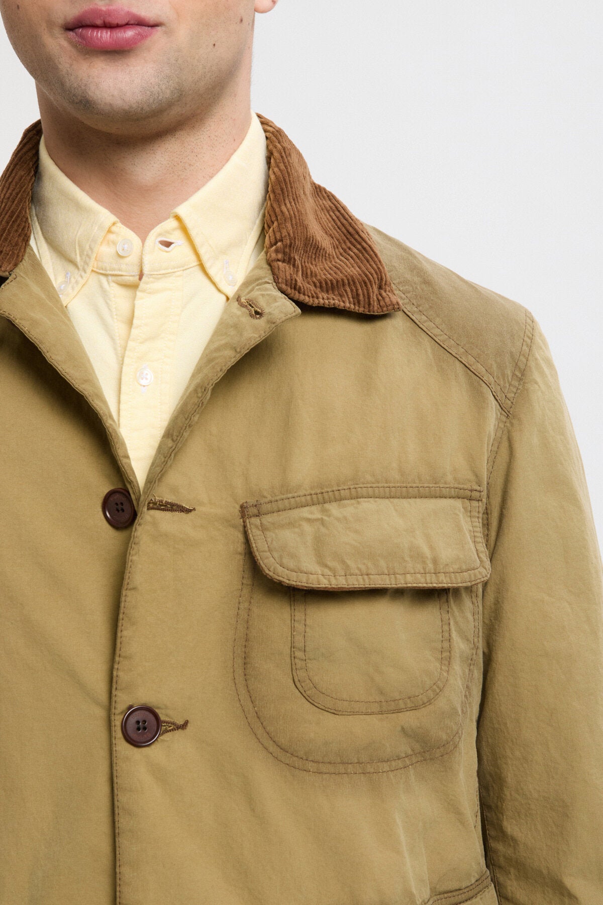 Workwear Wax Blazer - SAND