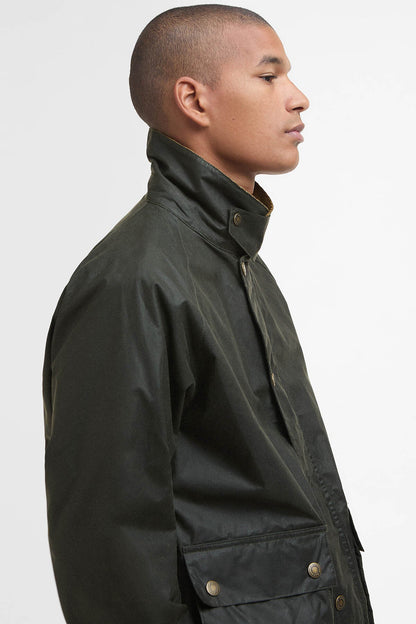 Modern Bedale Waxed Jacket - ARCHIVE OLIVE
