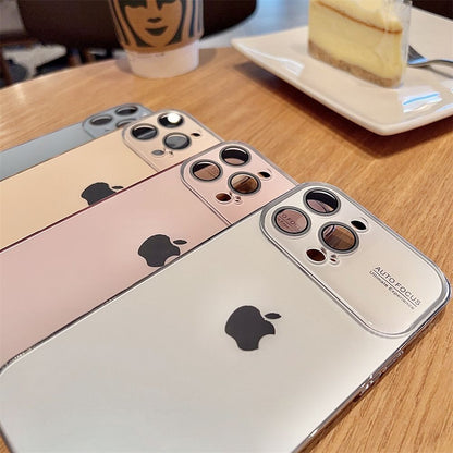 Large Window Phone Case with Protective Lens for iPhone