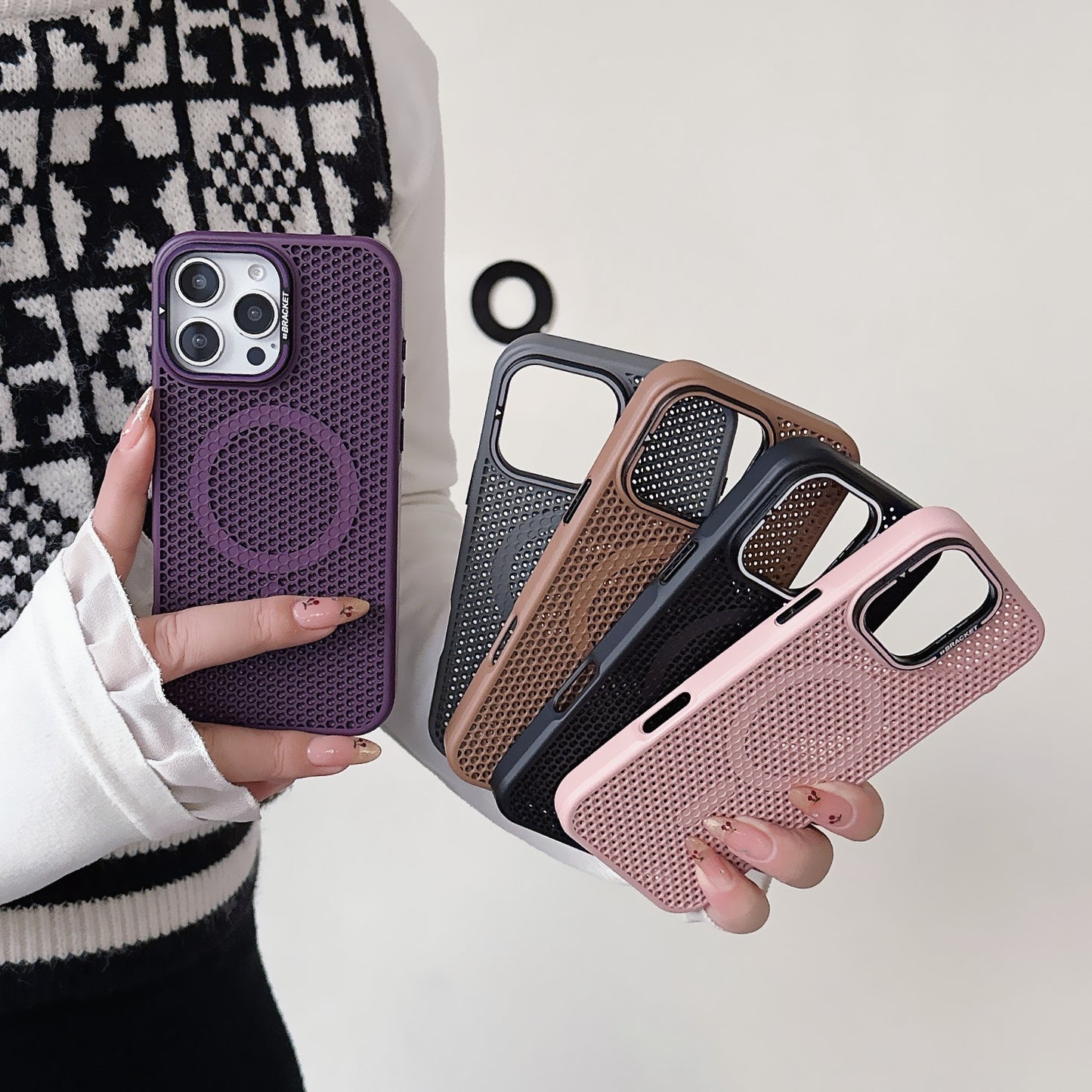 MagSafe Honeycomb Cooling Case for iPhone