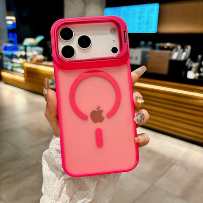 iPhone 17 Pro/17 Pro Max Magnetic Matte Frosted Case / Metal Bracket Phone cover