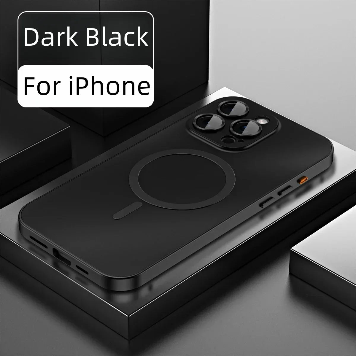 Premium Aluminum Alloy Frame with Magnetic Suction for iPhone Case