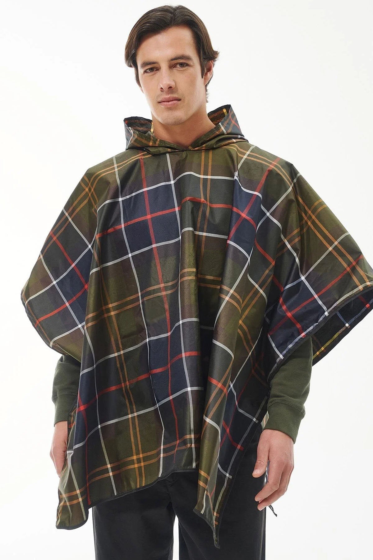 Waterproof tartan poncho - CLASSIC TARTAN