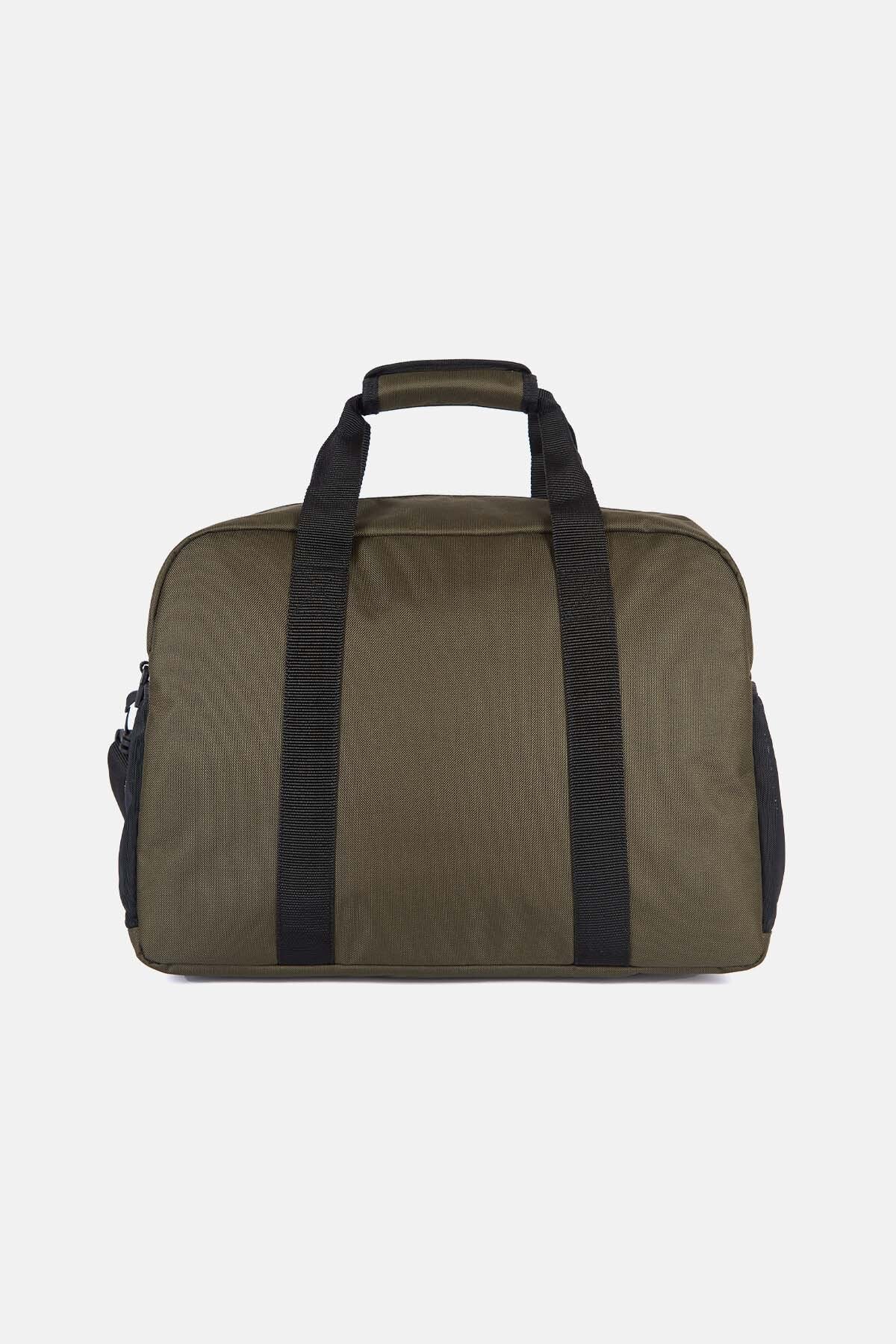 Arwin Canvas Holdall - OLIVE/BLACK