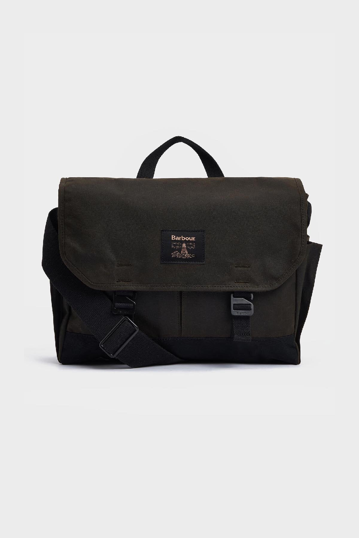 Field Waxed Satchel - OLIVE
