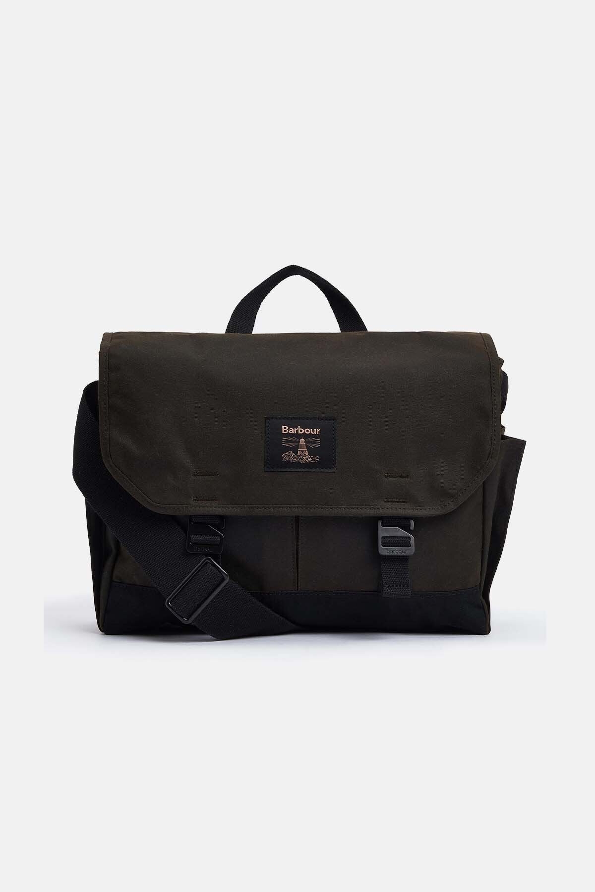 Field Waxed Satchel - OLIVE