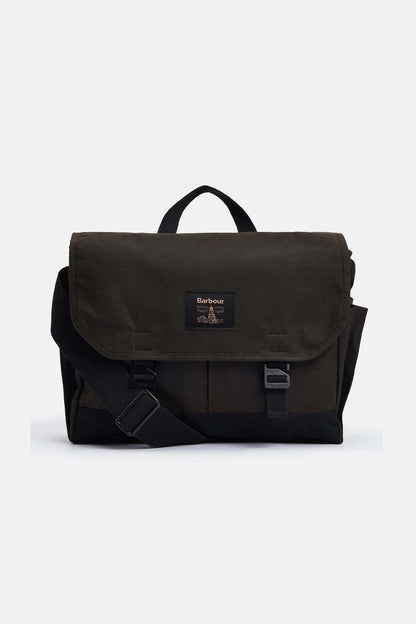 Field Waxed Satchel - OLIVE