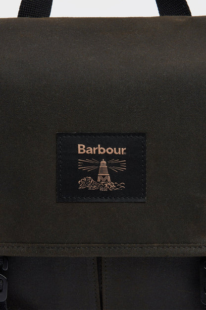 Field Waxed Satchel - OLIVE