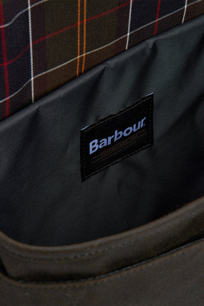 Field Waxed Satchel - OLIVE