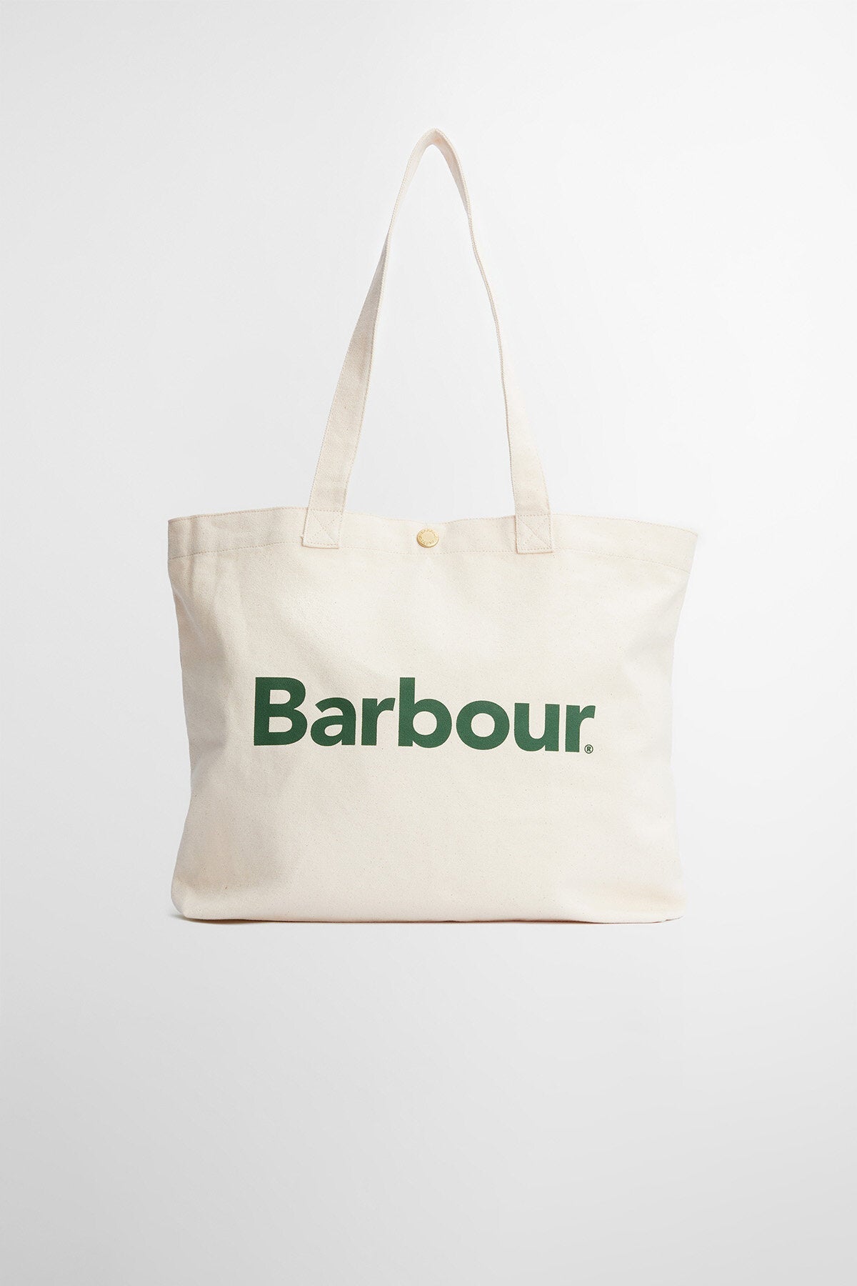 Logo Tote Bag - ECRU/GREEN