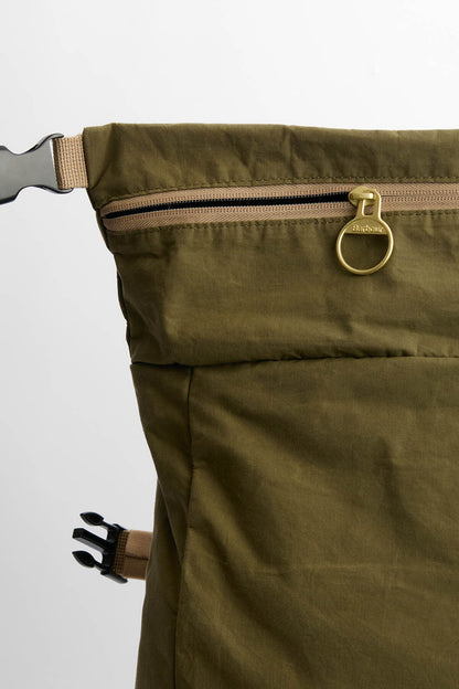 Transport Foldover Backpack - DUSKY GREEN