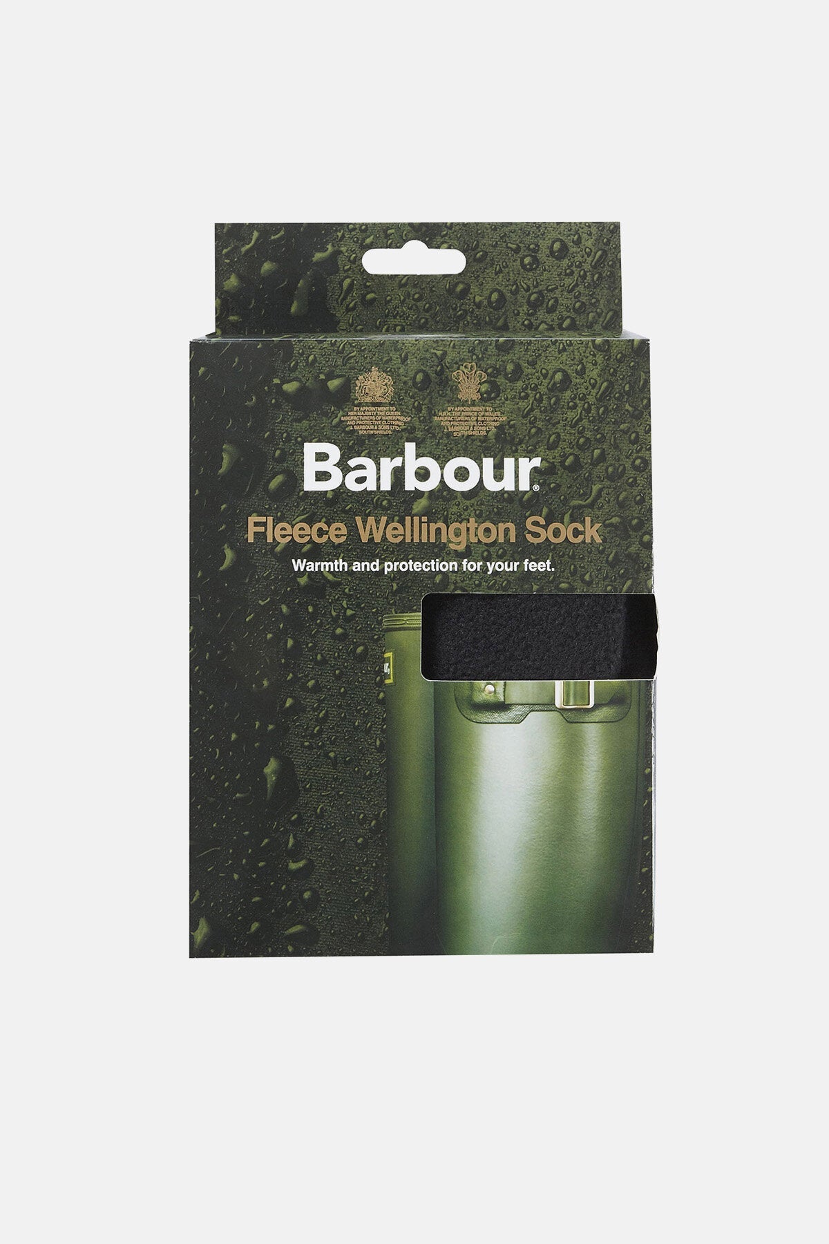 Fleece Wellington Sock - BLACK