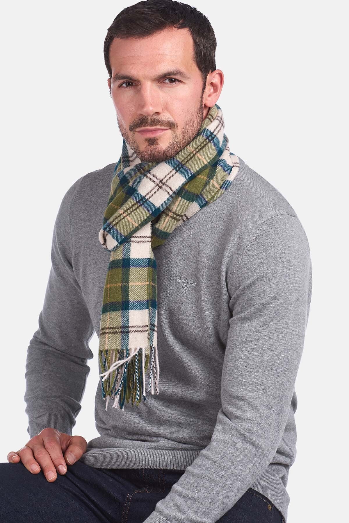 Tartan Lambswool Scarf - ANCIENT