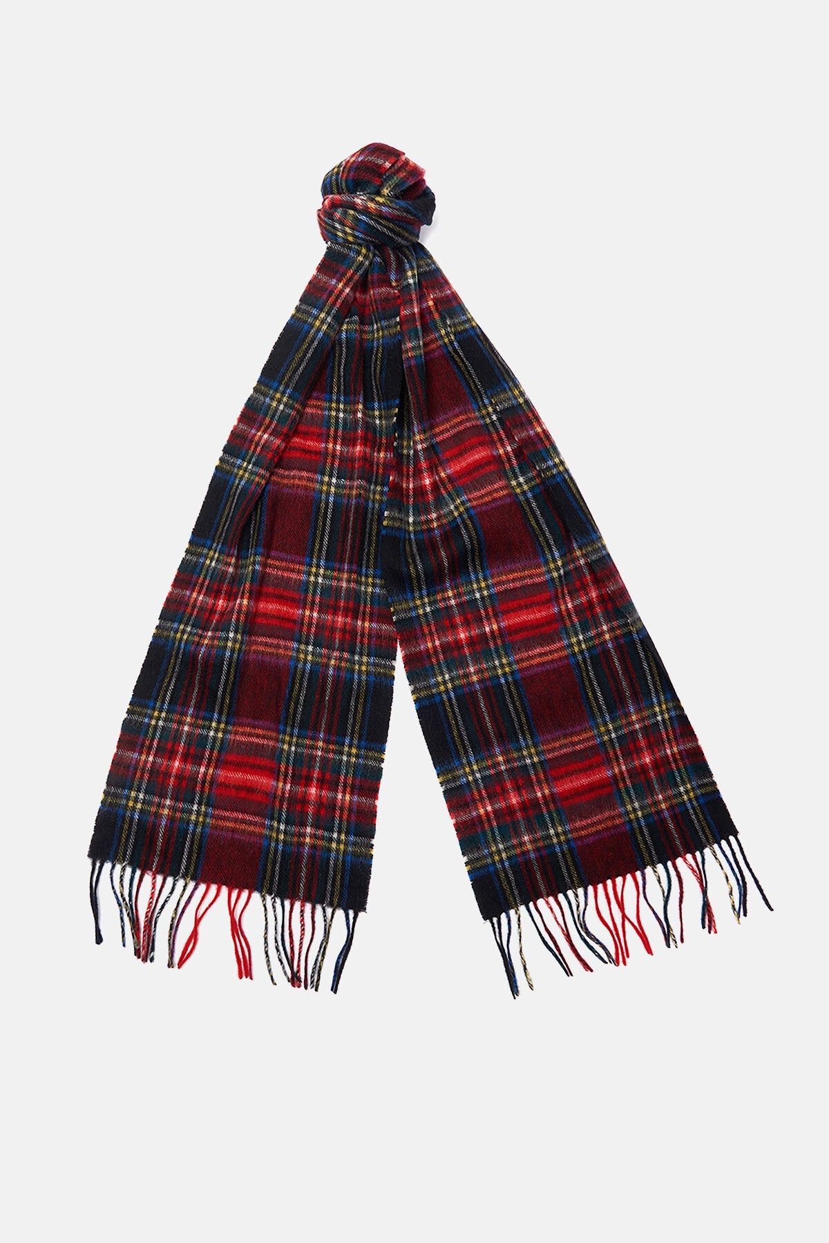 New Check Tartan Scarf - BLACK STEWART