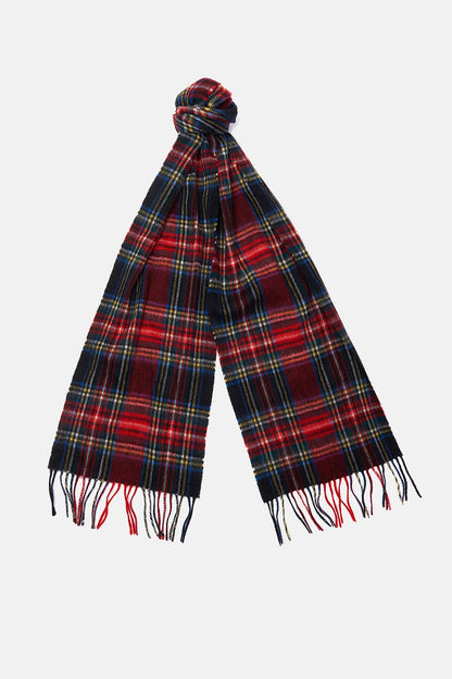 New Check Tartan Scarf - BLACK STEWART