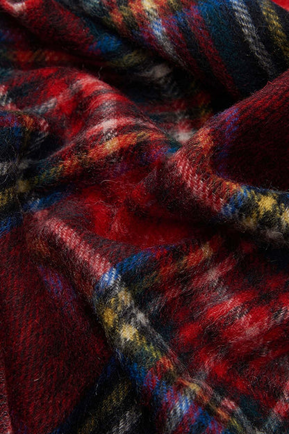 New Check Tartan Scarf - BLACK STEWART