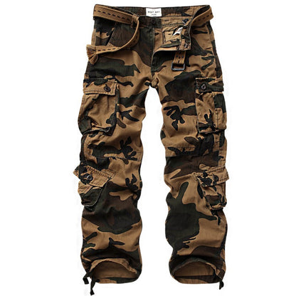 Men's Camouflage Outdoor Multi-Pocket Cargo Pants - Category 1 - Free Shipping