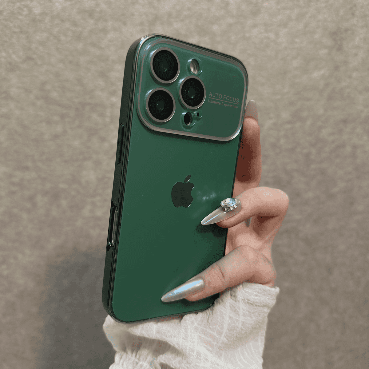 Large Window Phone Case with Protective Lens for iPhone